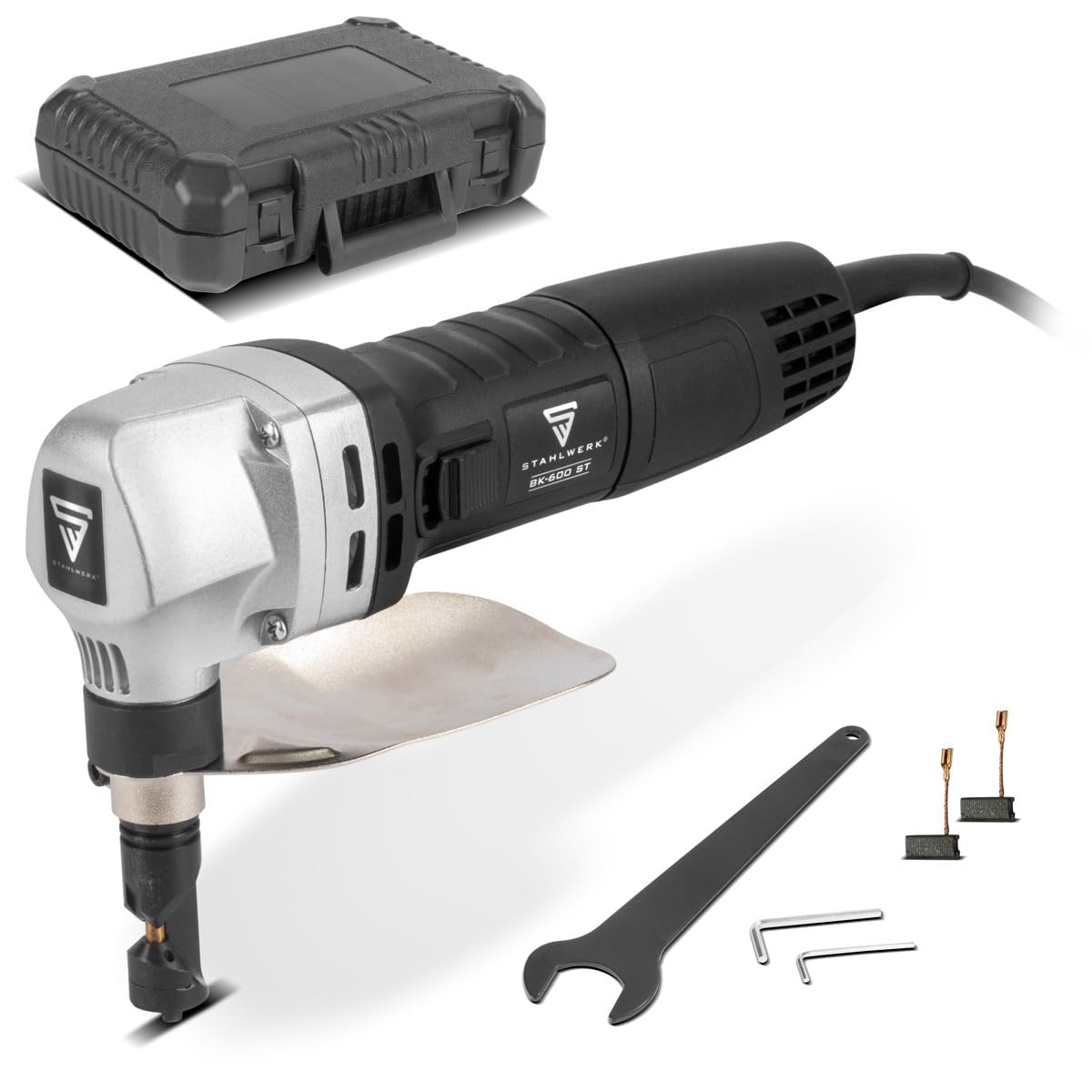 STAHLWERK Blechknabber BK-600 ST – 600 W, 2.000 U/min, 360°-Kopf
