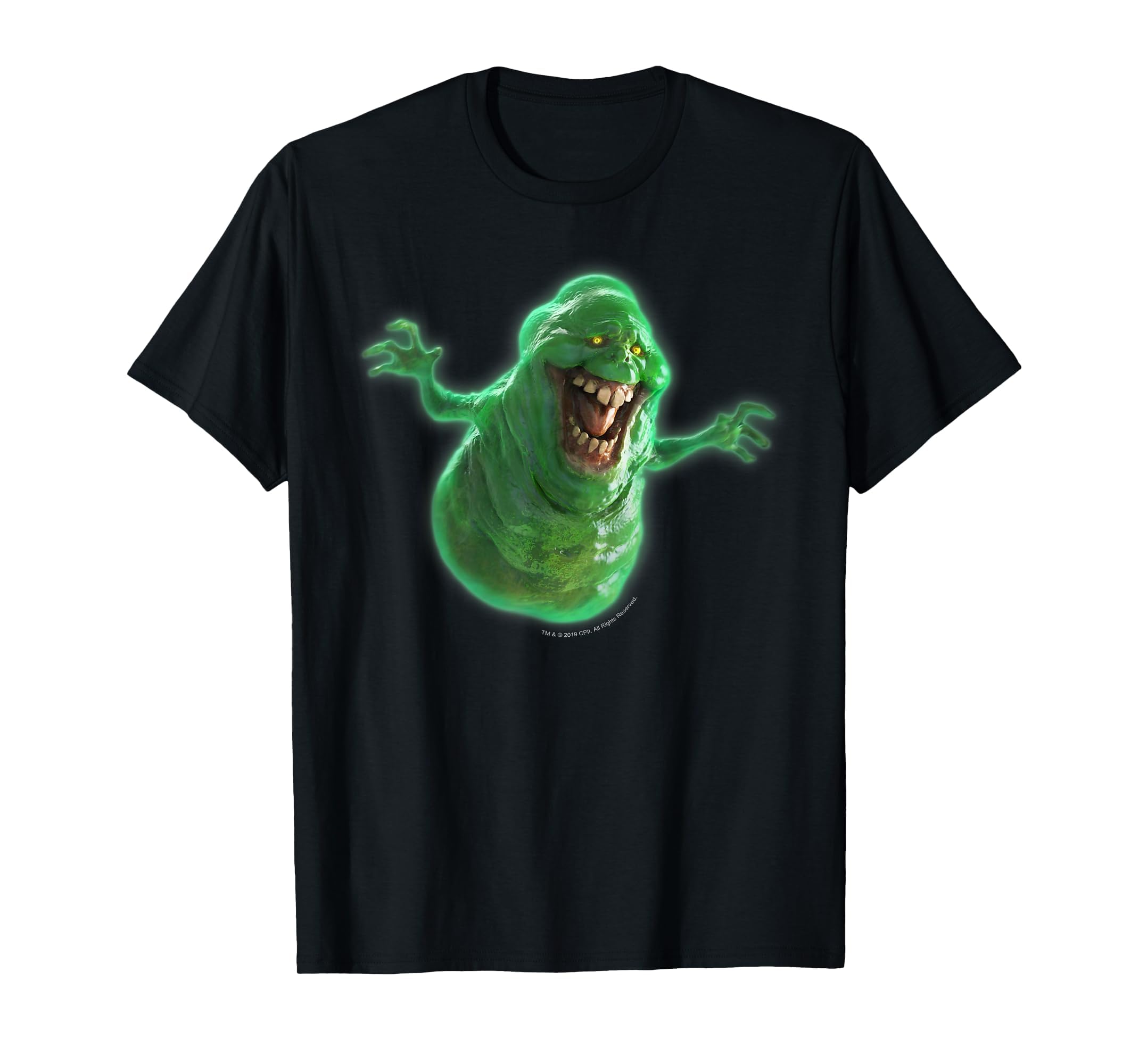 Ghostbusters Slimer Large Face Portrait Maglietta