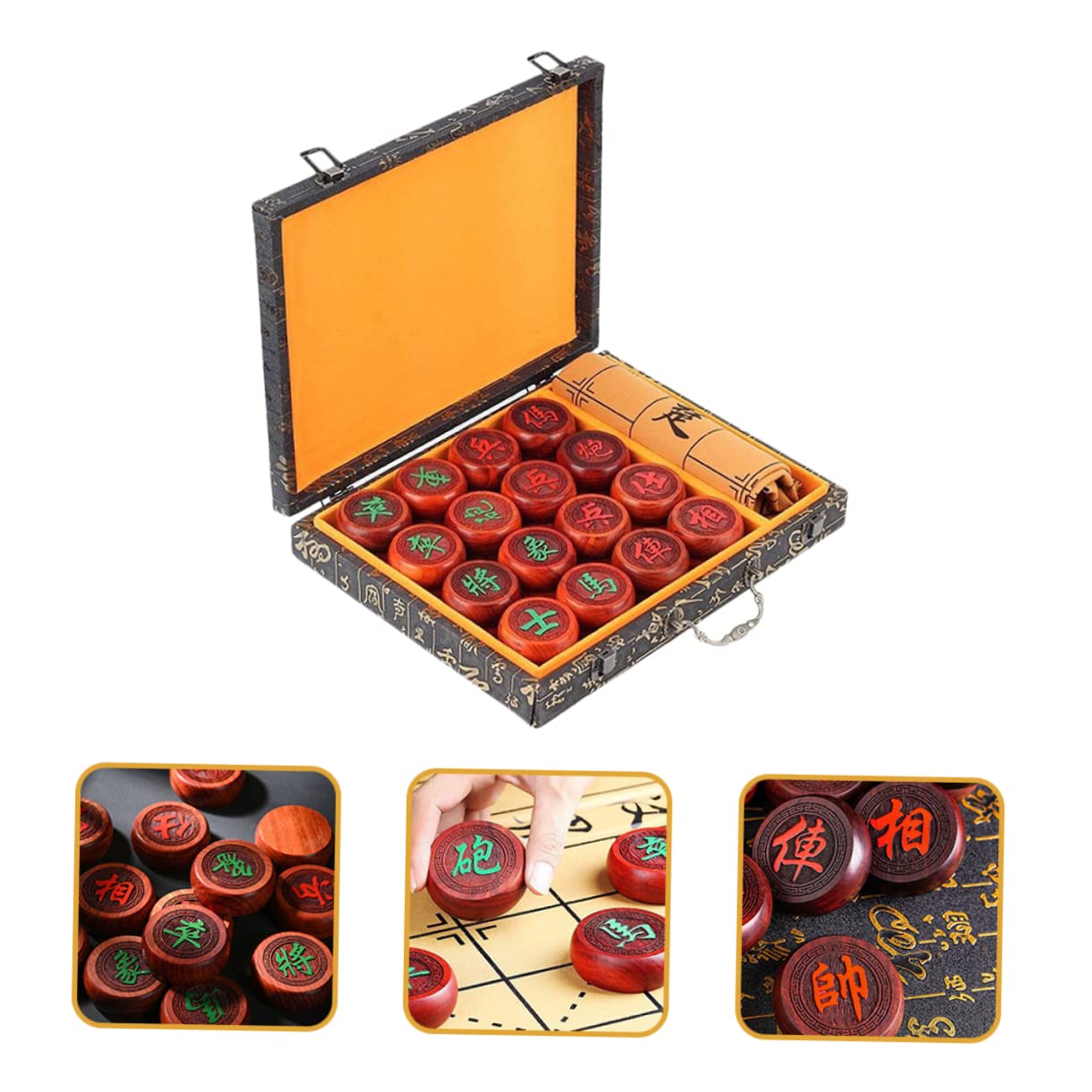 Set di Scacchi in Legno, Gioco da Tavolo per Adulti