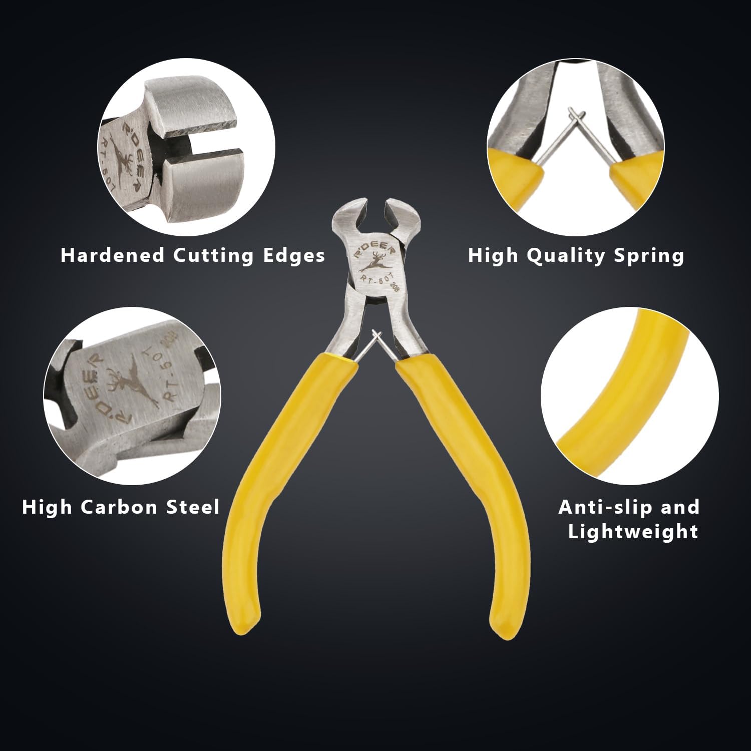 Mini Wire Cutters End Cutting Pliers Cutting Pliers Jewelry Wire Cutter Tool for Cutting Jewelry Wire Nails Pulling Beading Hobby Work Craft