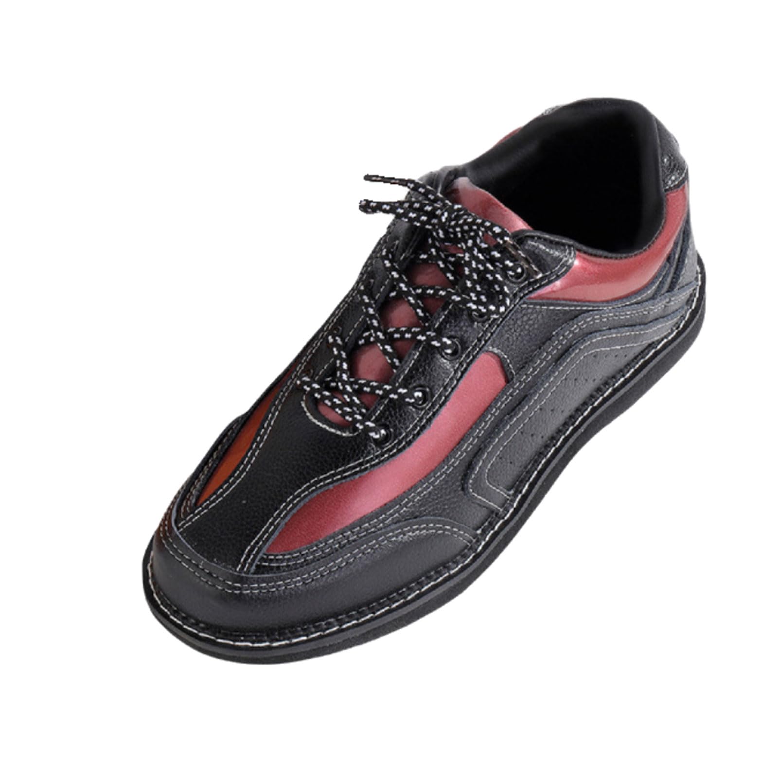 Zapatos de Bolos Interiores,Zapatos de Bolos Unisex,Zapatos de Bolos,Antideslizantes,Fácil de Limpiar,Respirable,para boleras,Lugares de Entrenamiento,Entretenimiento Familiar.