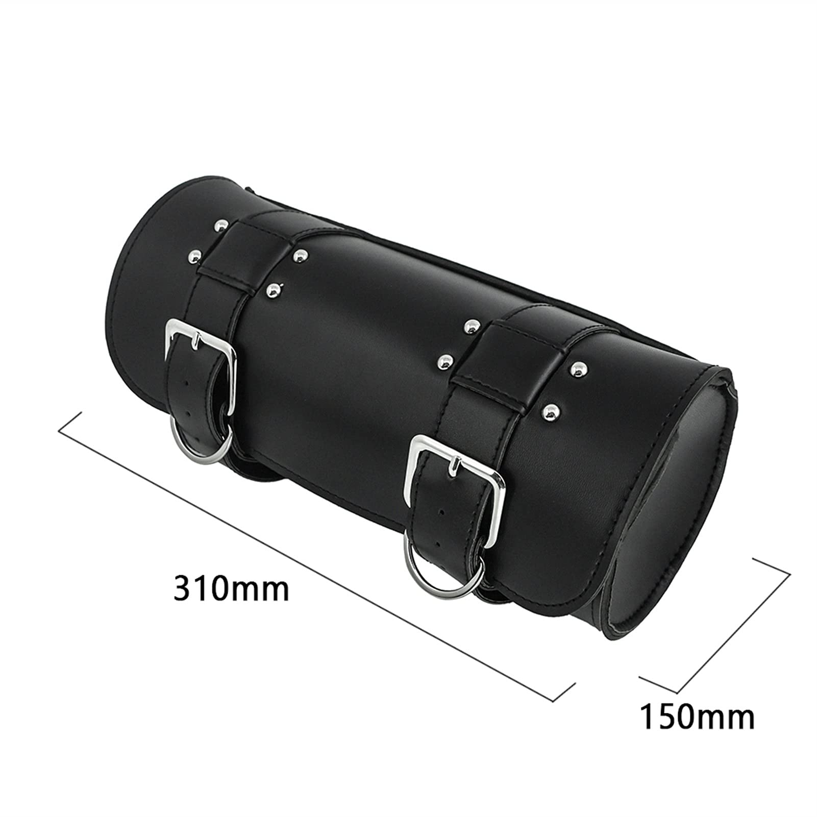 pour Harley Sportster Chopper Bobber Cruiser Dyna Softail Moto Sacoche Selle Bagages PU Sacs Fourche Avant Sac À Outils Sac À Outils Moto Accessoires