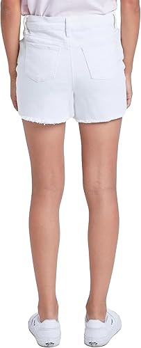 Miniatura 3 de YMI Pantalones cortos híbridos de mezclilla de talle alto para