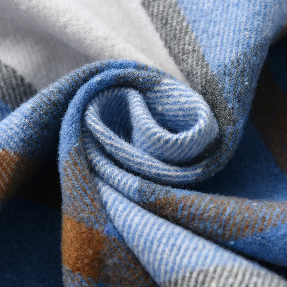 Manteau Enfant Garçon Veste Fille à Capuche Blouson Mi-saison de Chemise à Carreaux à Manches Longues