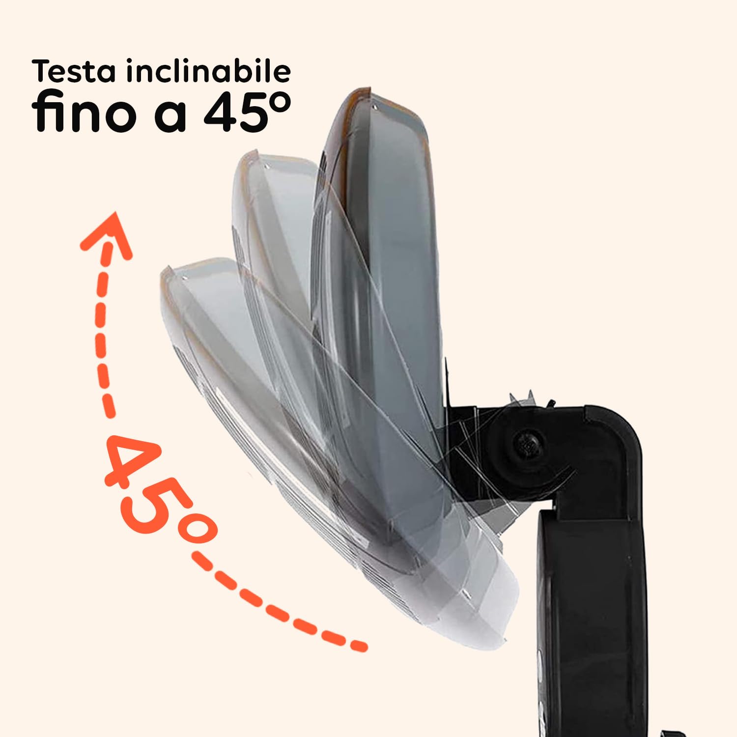 Wintem – Stufa Elettrica da Patio Verticale Ignis con 3 Livelli di Riscaldamento, Altezza Regolabile 130–200 cm, Testa Inclinabile a 45°, Riscaldamento Elettrico a Basso Consumo per Esterni