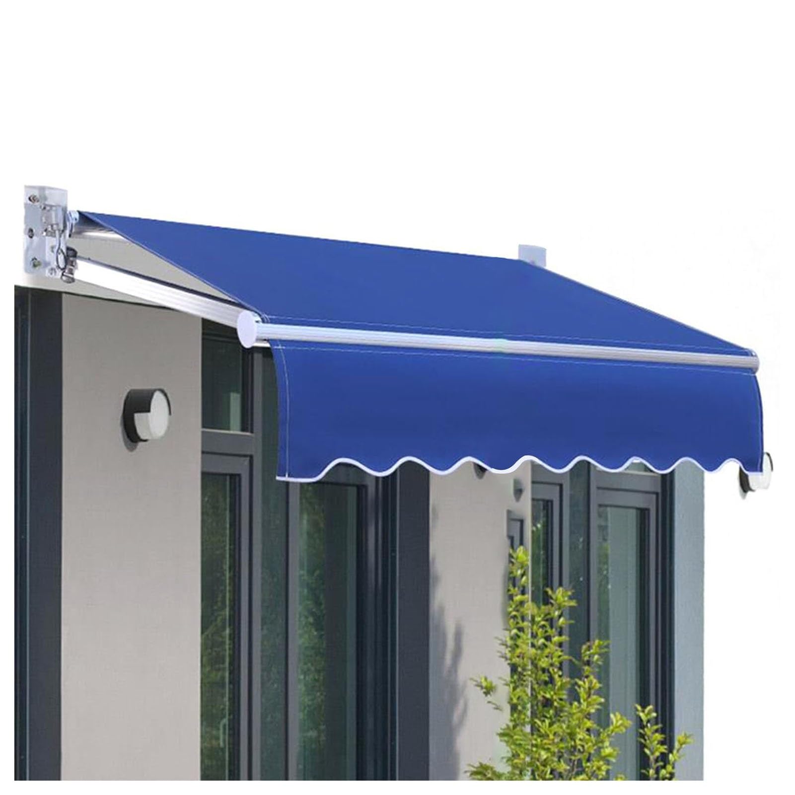 ZFUCMAYL Retractable Awnings Fabric,Many Sizes Replacement Canopy Top Cover Canvas,280g Polyester Replacement Canvas for Window Car Side Deck,Frameless(13.1x4.9ft)