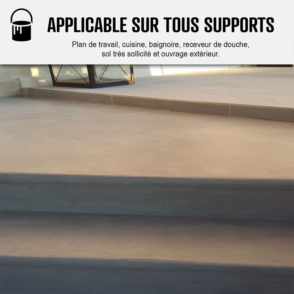 ARCANE INDUSTRIES HIGHPROTECT Vernis bi-composant Ultra résistant béton ciré 2 m
