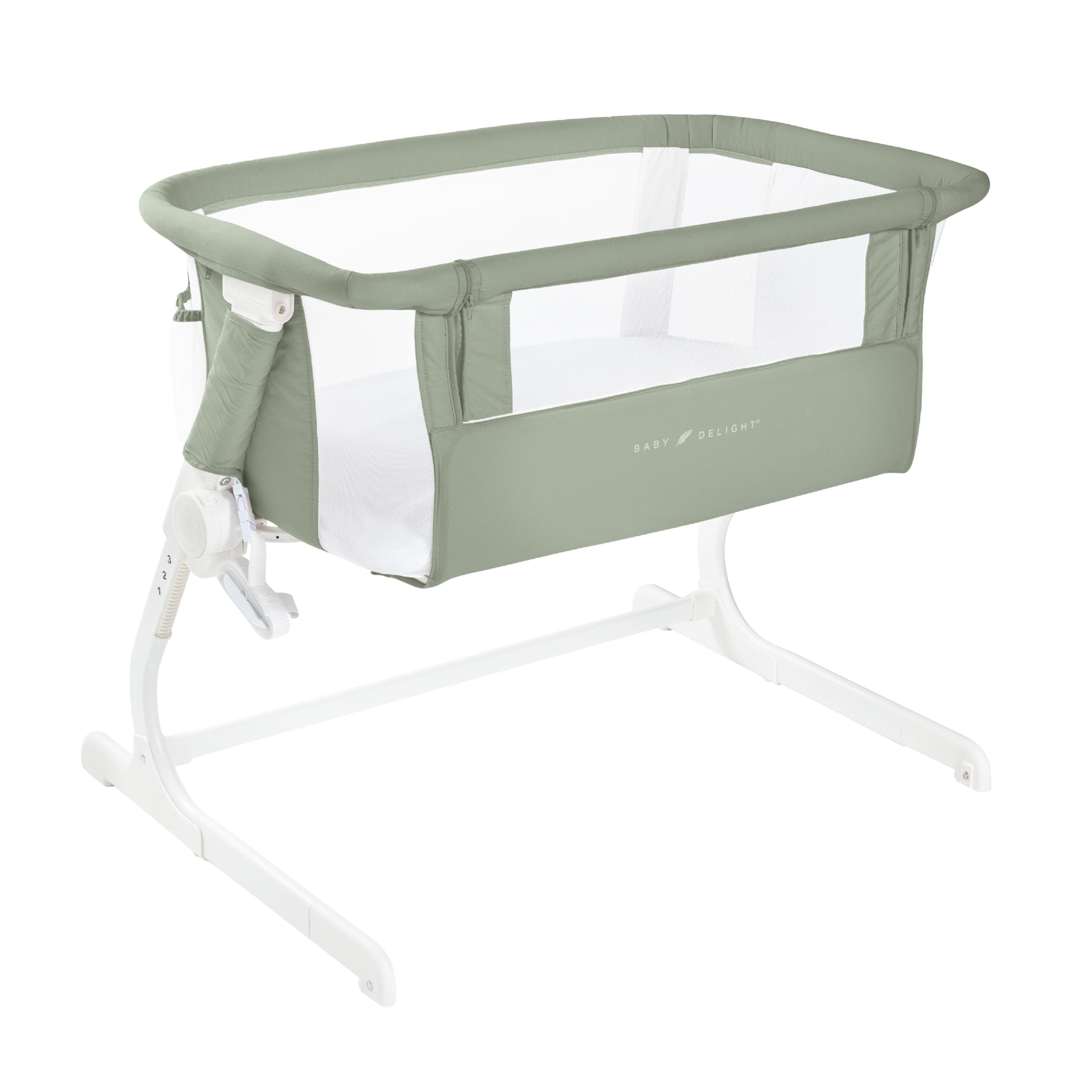 Photo 1 of Baby Delight Beside Me™ Dreamer Bassinet | Bedside Sleeper & Baby Bassinet | 8-Position Height Adjustment | 100% GOTS Certified Organic Cotton Fabric | Organic Sage