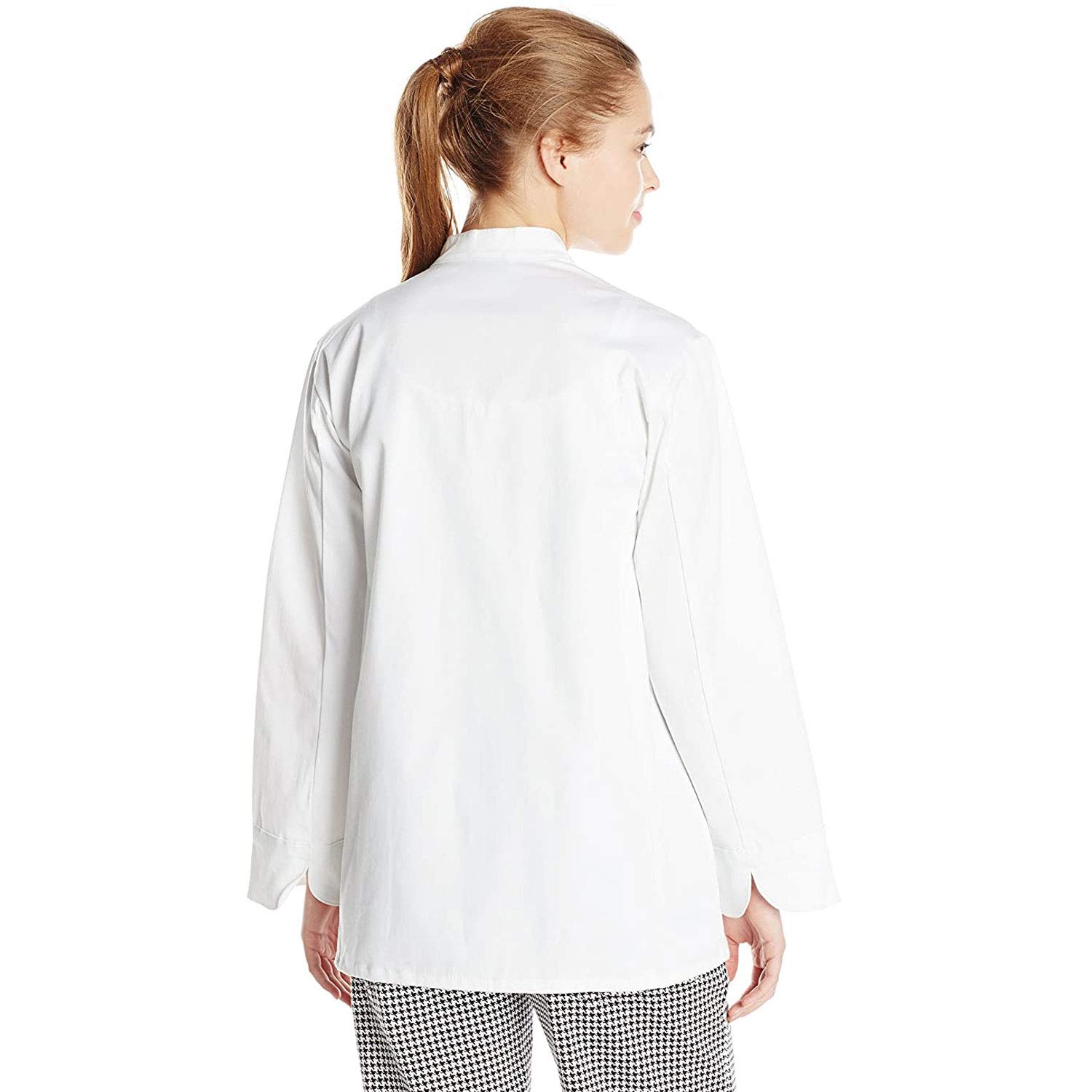 Chef Code 2-PACK 100% Cotton Women's Executive Chef Coat 12 Button (Large)