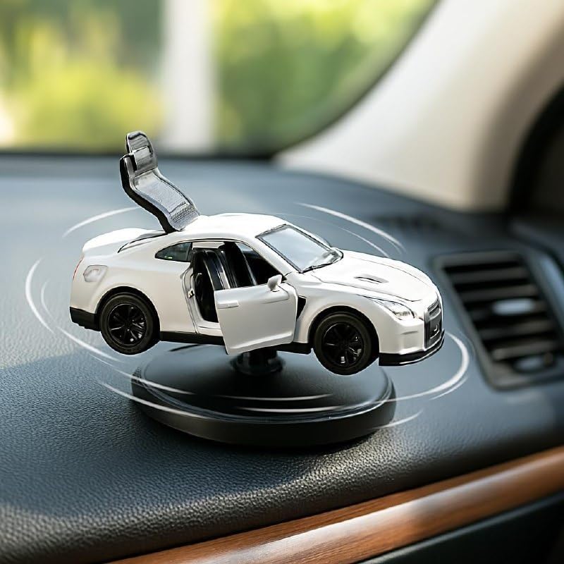 Car Dashboard Toy | Spinning Car Model | Mini Interior Dashboard Decoration with Self Adhesive Base | Dynamic Rotate Toy & Decor Accessories-image-28