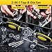 YIYEIE Ratcheting Tap and Die Handle, 5PC Tap Handle Tool with Ratchet Tap Socket, Extendable T-Handle Tap Wrenches Set