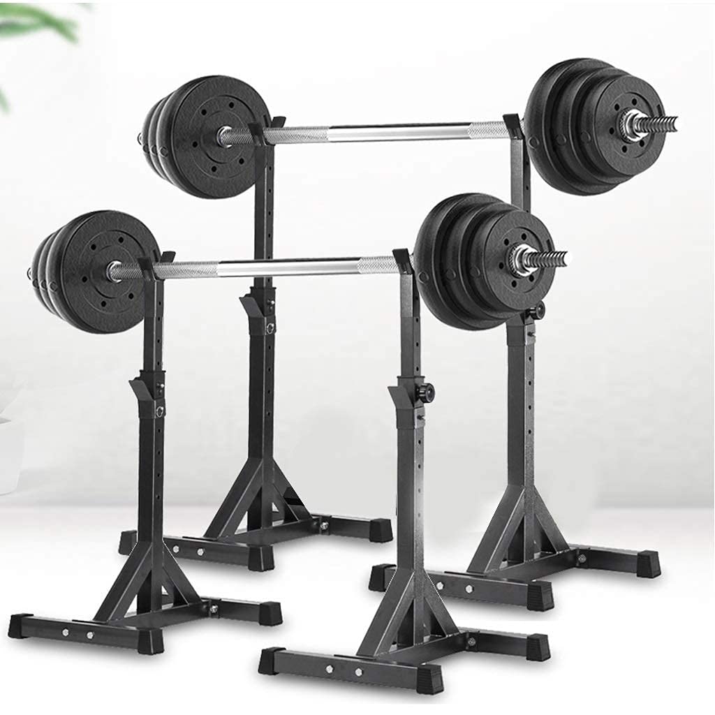 ERoomQ Squat Rack Multifunctional Bench Press Rack Adjustable Barbell Rack Fitness Equipment Weight Training Equipment