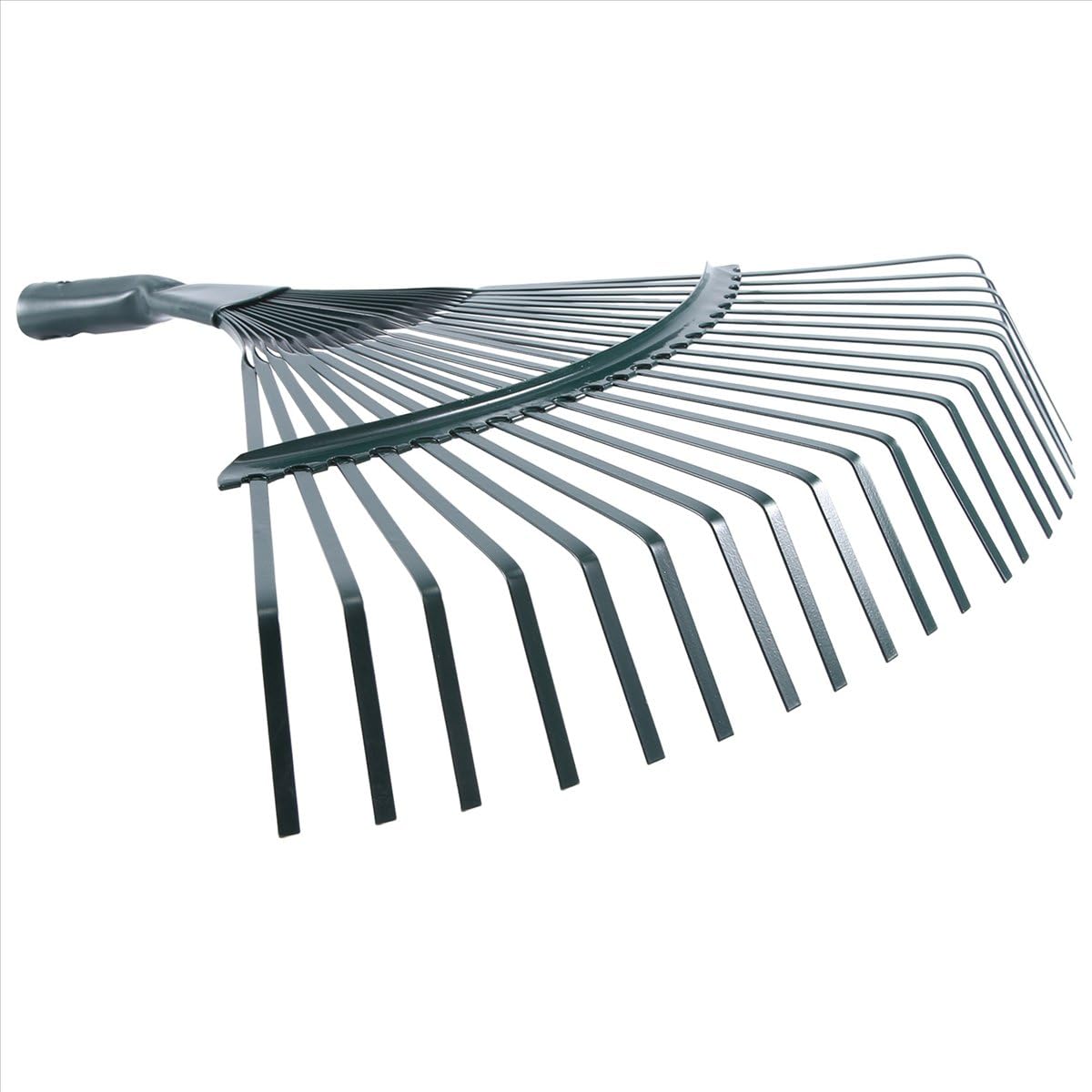 Sankaka 42cm Steel Fan Rake Replacement Heavy for Garden Grass Patio Leaves Leaf Lawn 22 Tooth
