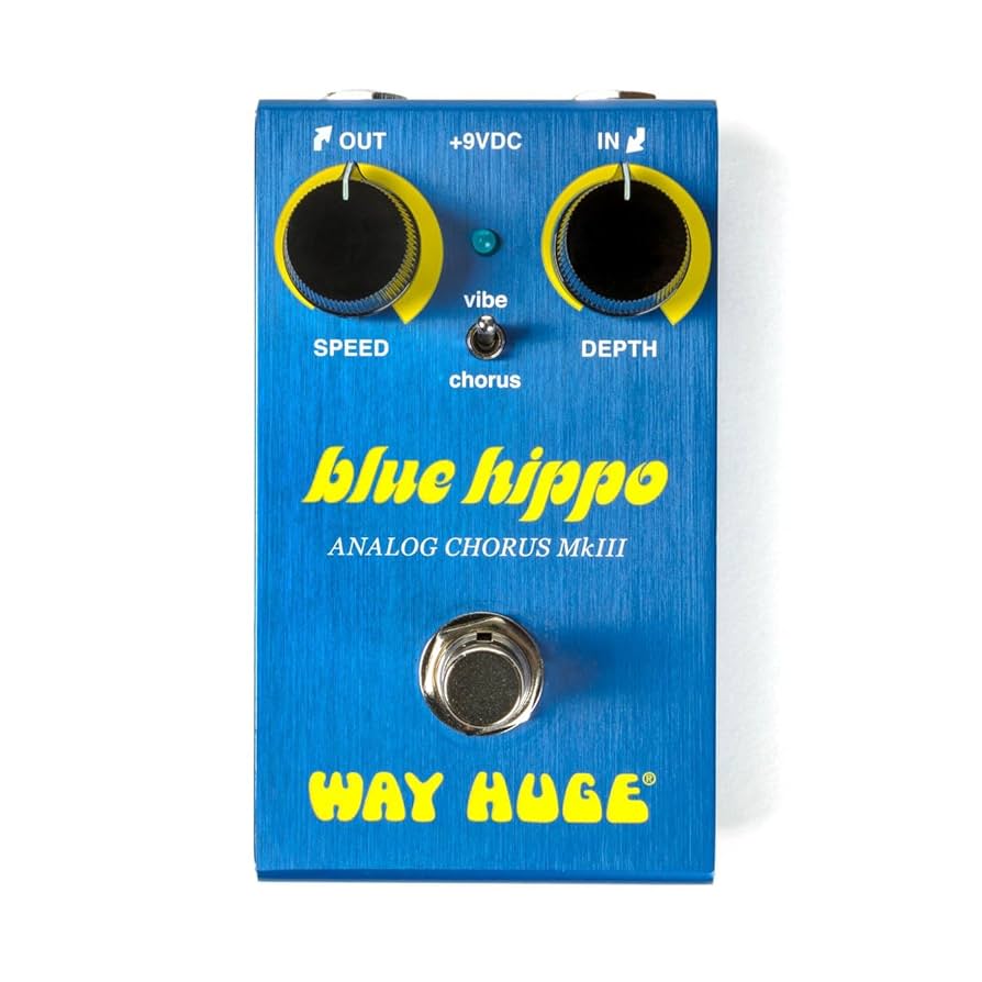 WAY HUGE blue hippo コーラスエフェクター Amazon.com: Way Huge Smalls Blue Hippo Analog Chorus Guitar