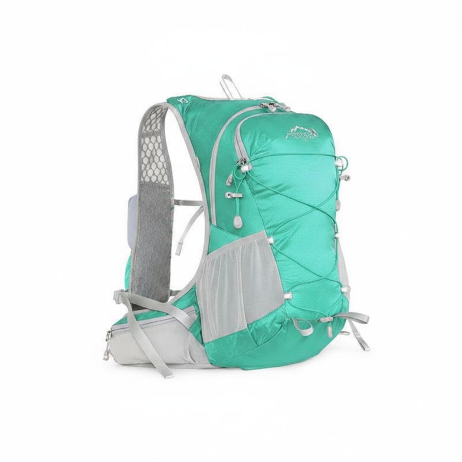 apirily Lightweight Trail Running Backpack Breathable Mesh Hiking Backpack Adjustable Straps Sports Gear Carrier Close-Fitting for Cycling, Light Green-picture-16