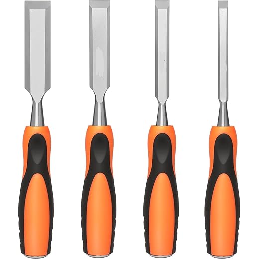 NIKTION Wood Chisel Set 4 Piece