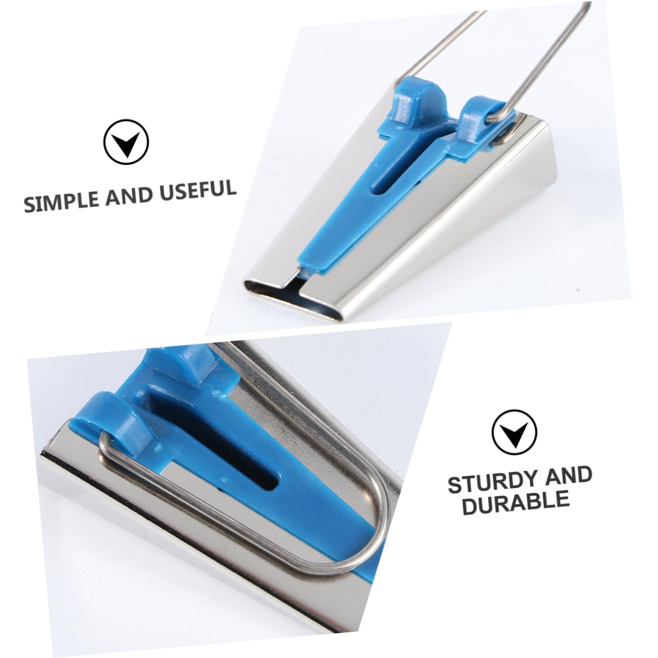 BEBEMOKO Bias Tape Maker Kit Fabric Bias Binding Maker Tools for Sewing and Quilting Projects for Easy to Use Blue Color