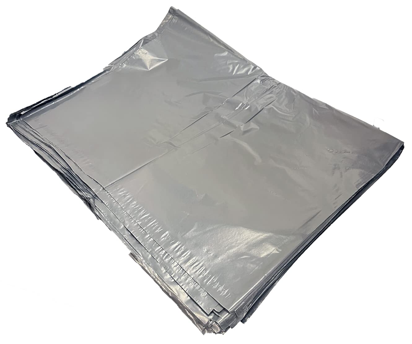 On1shelf Buste postali grigie – 60 (mu) spessore – durevoli e impermeabili, Grigio, 61x91 CM, Borse di spedizione
