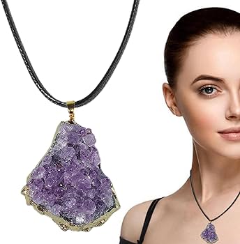 Amazon.co.jp: [Keloglu] 女性用アメジストネックレス - 紫水晶
