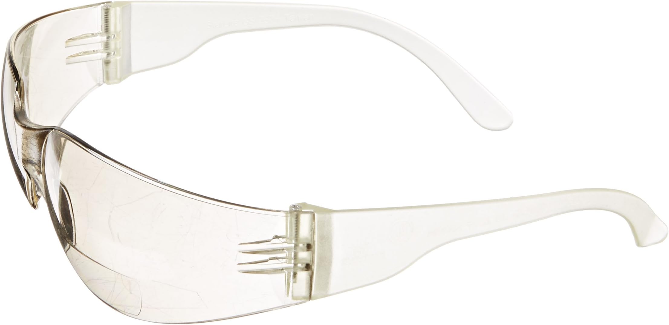 Gateway Safety 46MM15 StarLite MAG Safety Glasses, 1.5 Diopter Magnification, Clear In/Out Mirror Lens, Clear Temple