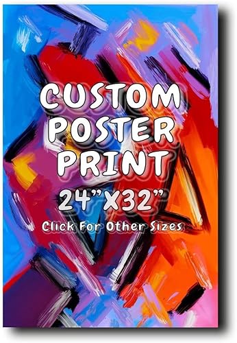 Miniatura 1 de Create Your Own Posters or Photo Prints - Make Your Own Posters and Prints, Custom Portraits and Custom Pictures for Gifts 24x32 inch