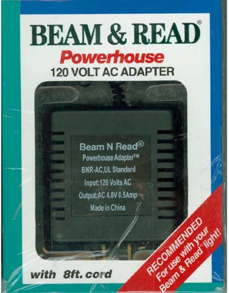 AC Adapter for Beam N Read LED Hands Free Lights