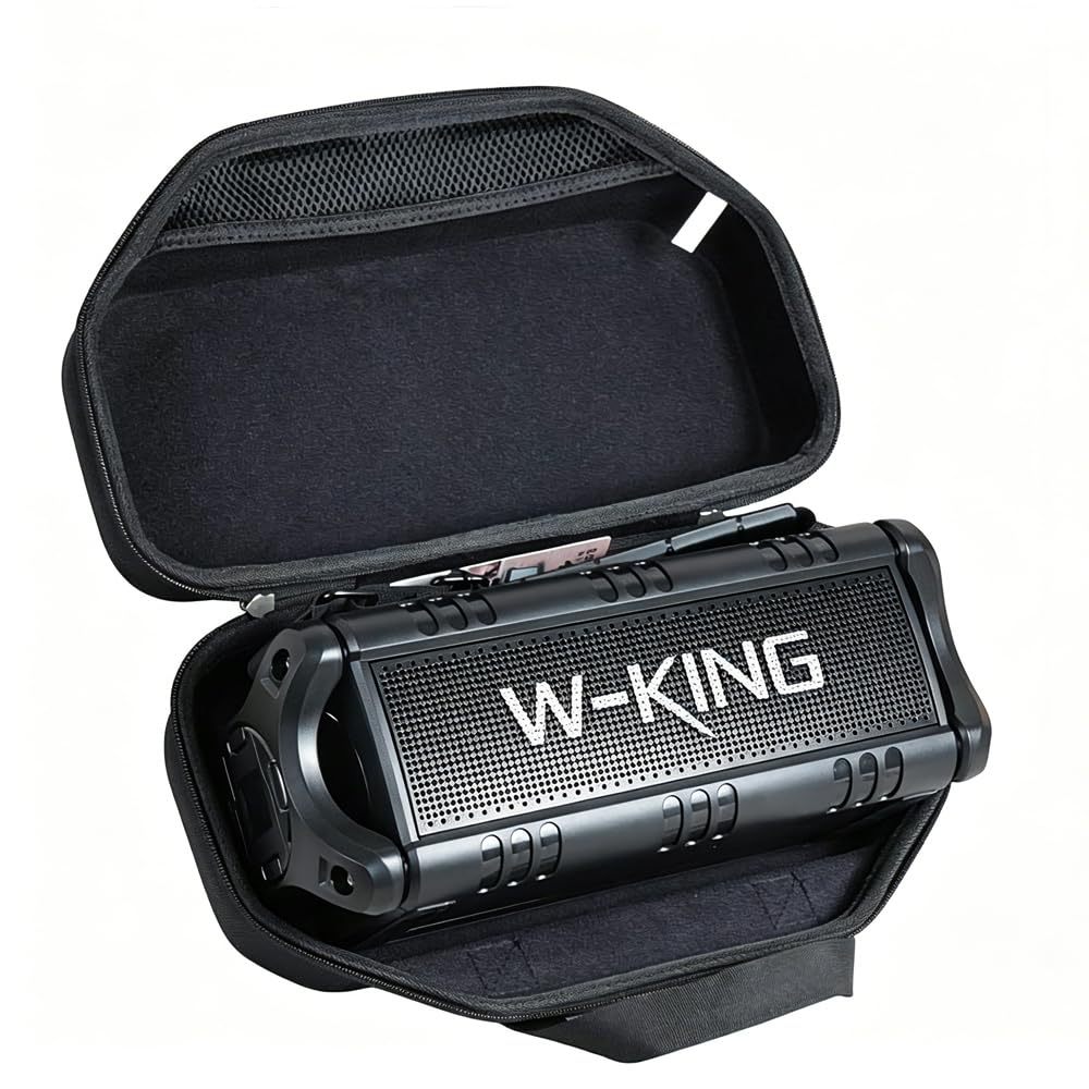 Hermitshell Custodia rigida da viaggio EVA per altoparlante Bluetooth W-KING50W (nero)