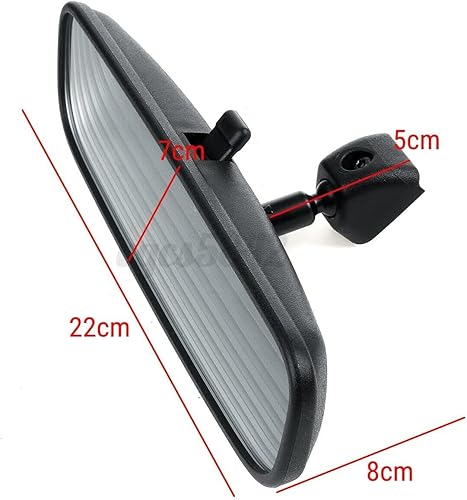 BestParts Espejo retrovisor interior día/noche tipo reemplazo para Hyundai Sonata Accent Tucson Elantra Veloster Kia Optima Sorento Sportage Forte