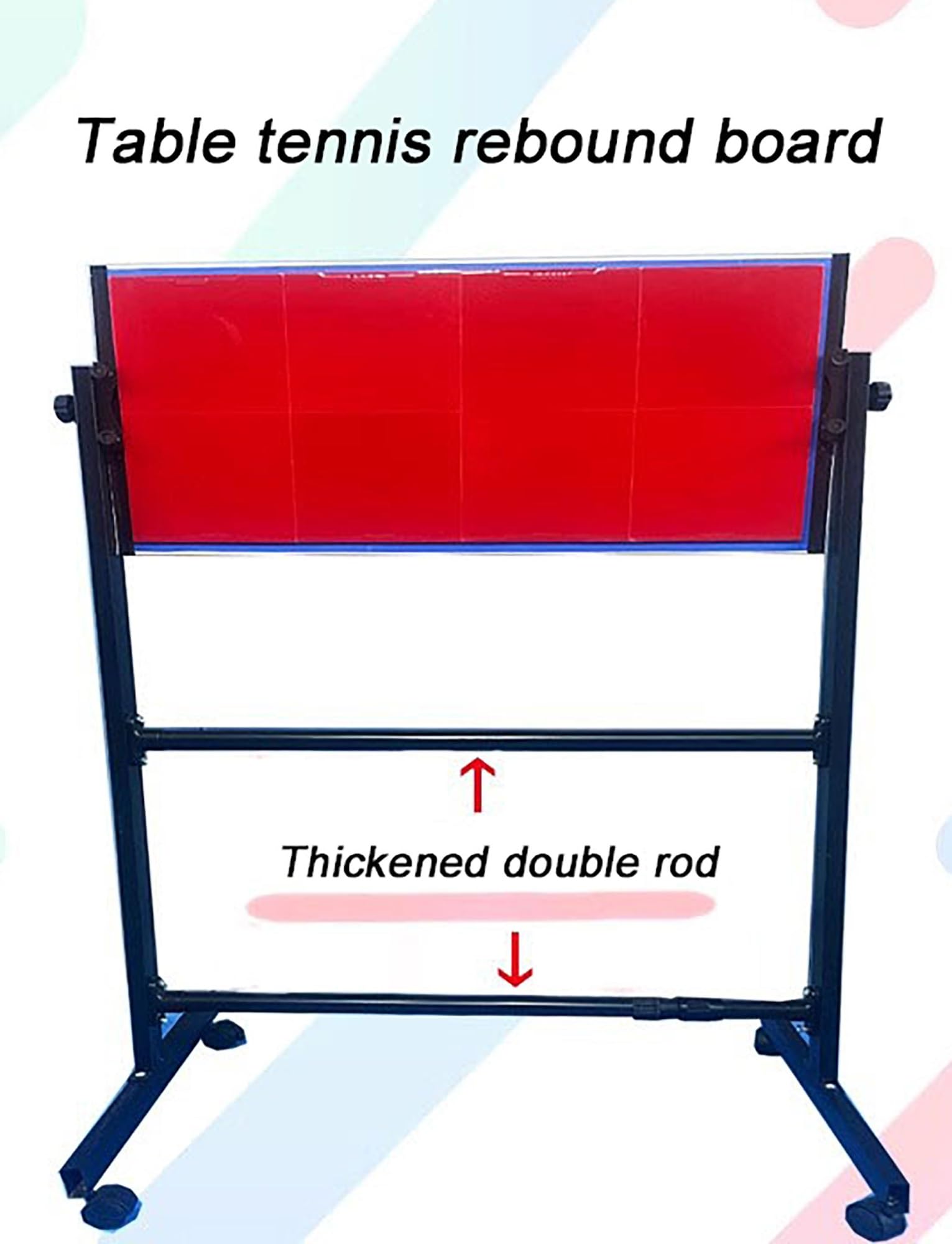 Tragbares Tischtennis Rebound Board, 360° verstellbarer Trainer für Indoor-Übung und Fähigkeitsverbesserung