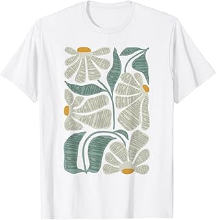 Subtle Boho Flowers Anti Trump, Kamala Harris Voter T-Shirt