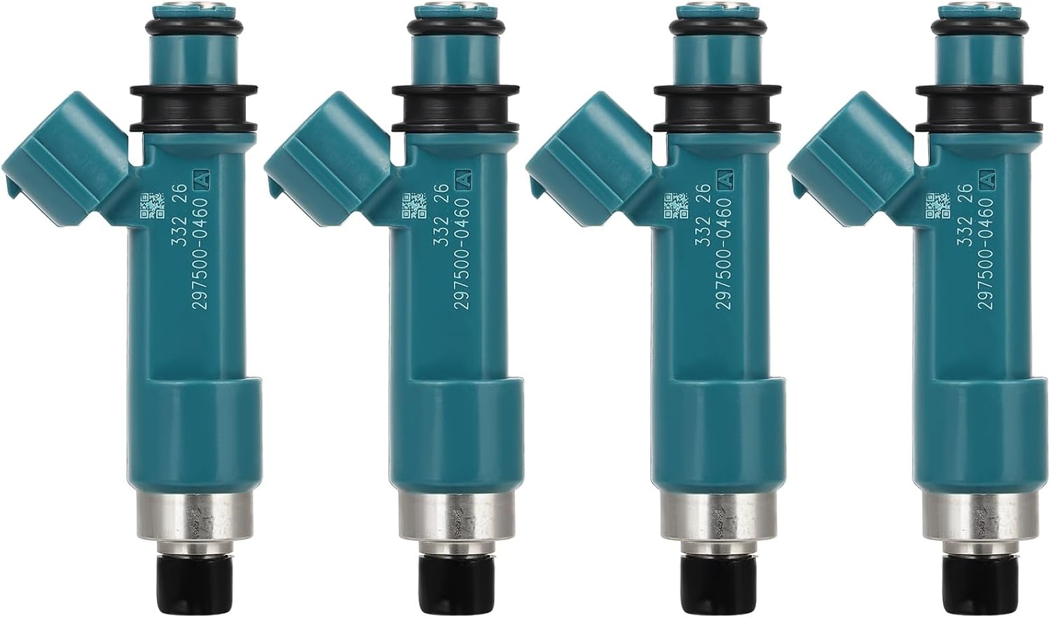Fuel Injectors Set of 4 Fit for Mazda for 2 2011-2014, 297500-0460 FJ1194