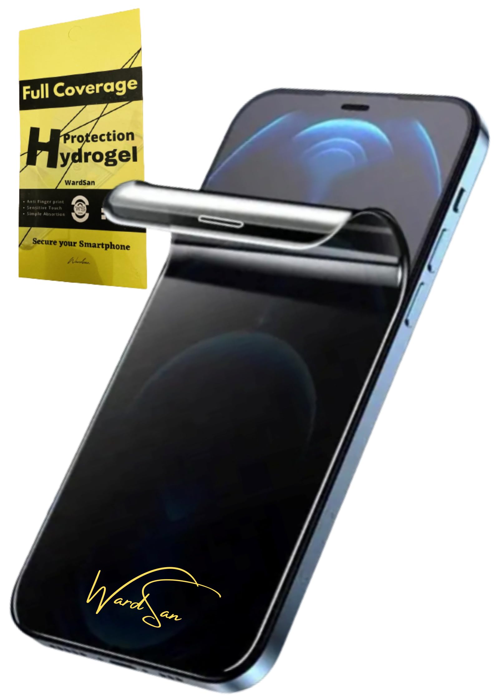 [2 piezas para iPhone 12 Pro Max 6,7" – Protector de pantalla de hidrogel antiespía privada 3D | Antichoque | Protector TPU flexible | Mejor que un cristal templado