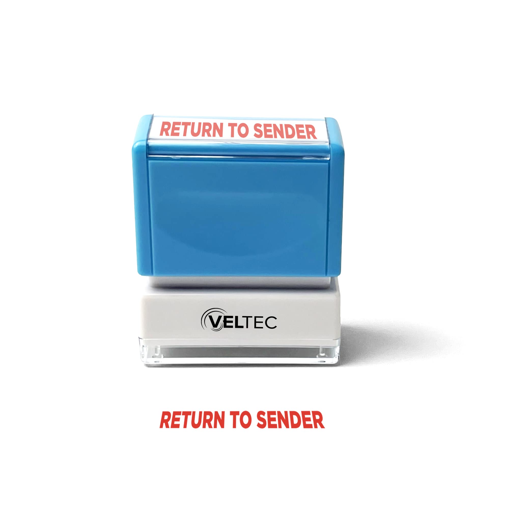 Premium Pre-Inked Message Stamp, Red Ink (Return to Sender)