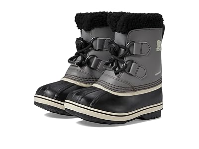 SOREL Kids Childrens Yoot Pac TP WP (Toddler/Little Kid) Kids Shoes Quarry/Black : 13 Little Kid M, Textile