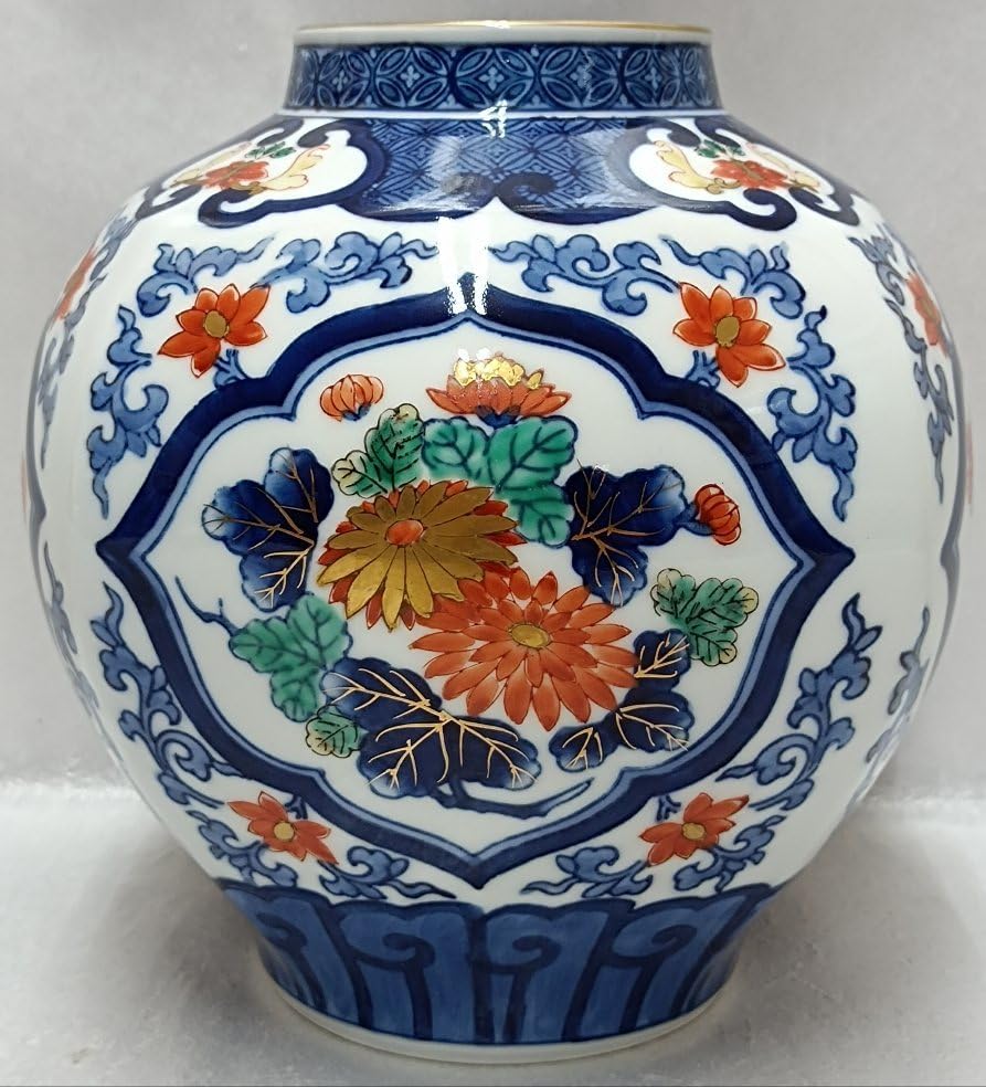 有田焼哲山作花瓶壺