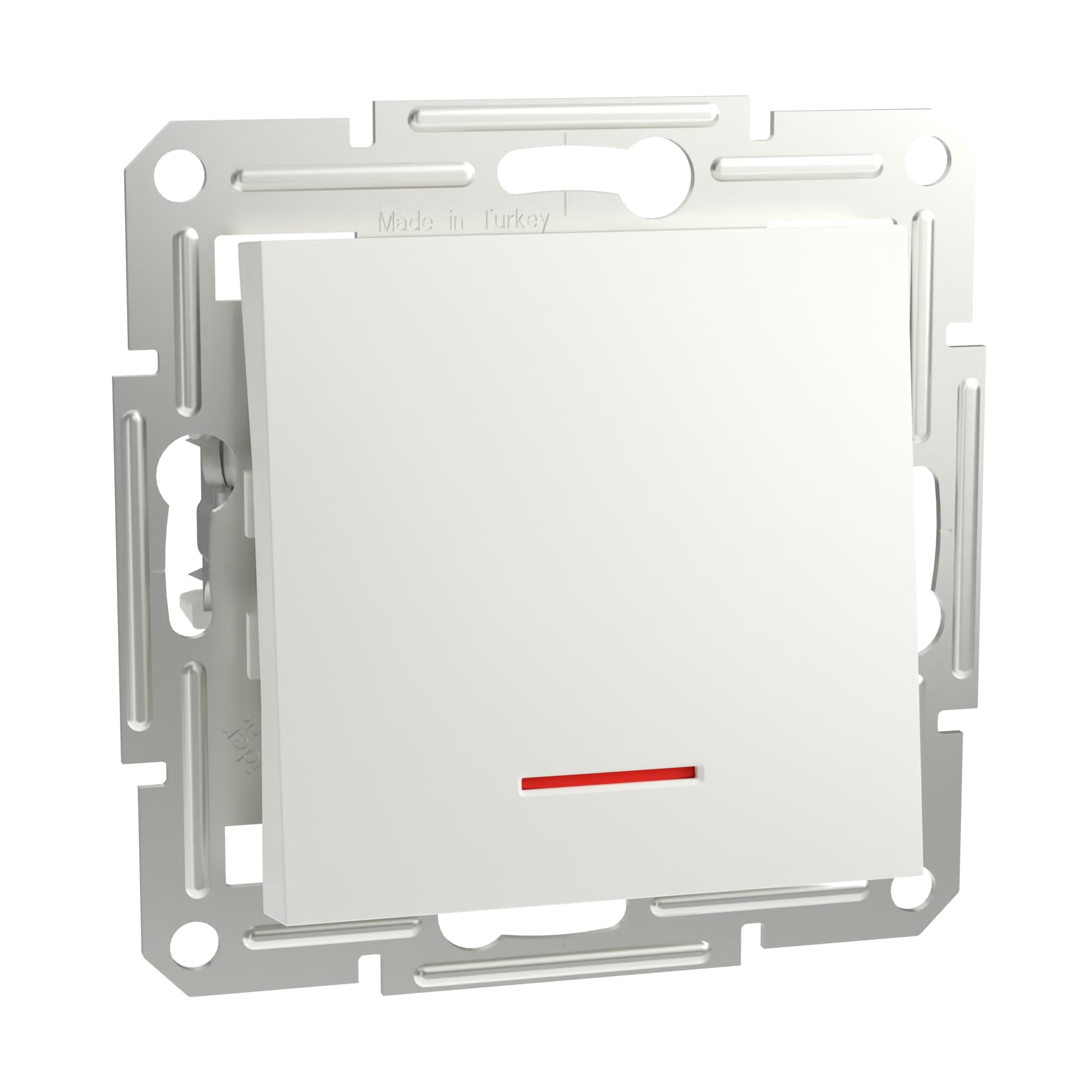 Schneider Electric Asfora EPH1670121D Button Flush-Mounted with LED 10 A - 250 V AC, Plug-In Terminals, White
