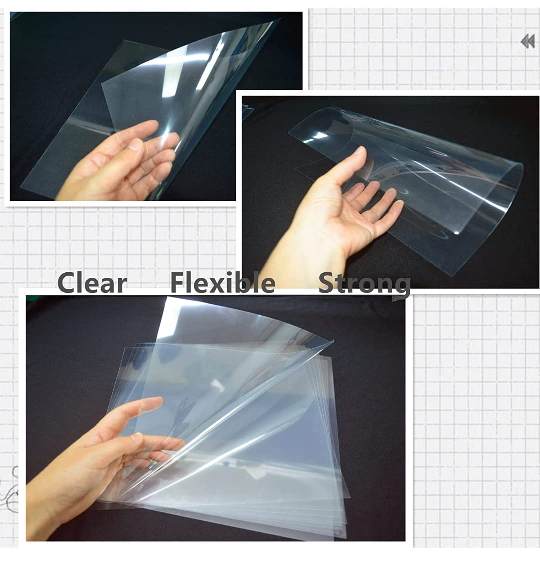Mylar Stencil Sheets - DIY Template Material -2 Mylar Stencil Sheets - DIY Template Material -2
