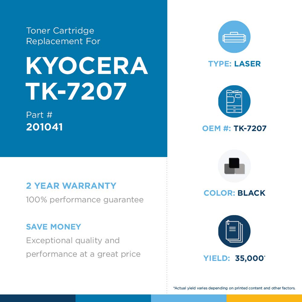 Amazon | CIG 201041 互換トナーカートリッジ Kyocera TK-7207用