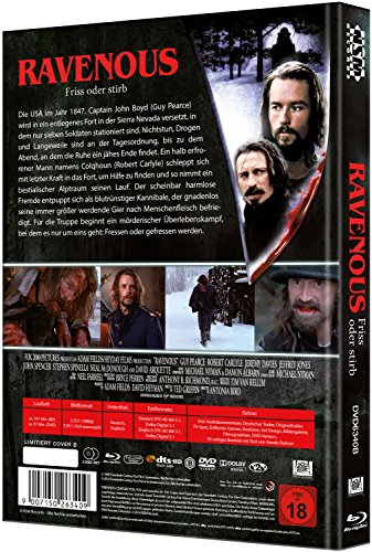 Ravenous - Friß oder stirb - uncut (Blu-Ray+DVD)