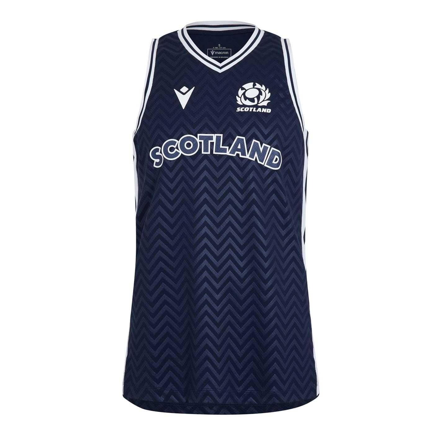 Scotland  Men's   Rugby Union Vest 2024 , Football by Macron in Size XL, Sports Direct