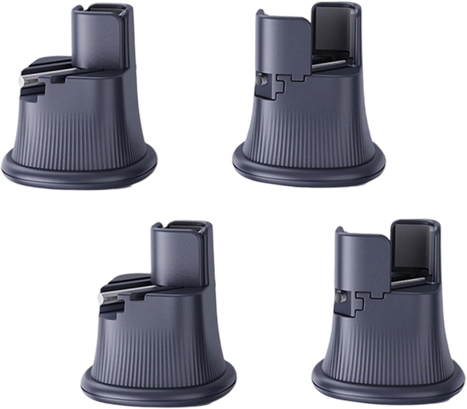 Furniture Leveling Feet Not Skid Adjust Leg Pads Chair Height Stabilizers for Desk Chair Height Not Slip Zinc Alloy Leg Extenders