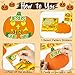 B1ykin 30Pcs Halloween Christian Jesus Pumpkin Hanging Ornaments Kit,Fun Pumpkins Cutouts with Strings Craft Decoration, DIY Religious Pumpkin Cross Decor for Kids Classroom Party Home Activities