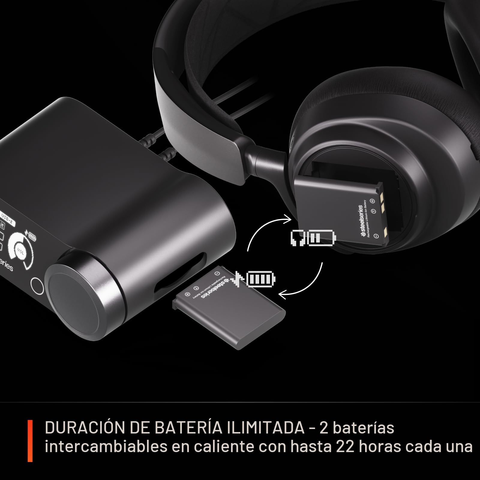 Amazon.com: SteelSeries Arctis Nova Pro - Auriculares inalámbricos