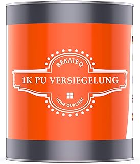 1K PU Versiegelung für Steinteppich außen, UV-fest, 1kg farblos glänzend, kein Vergilben, elastisch, abdichtend, einfache Verarbeitung - BEKATEQ BK-660PU