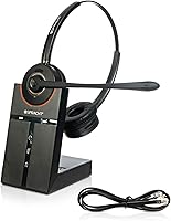 Vista 1 de Spracht HS-2018 Zum Maestro DECT Auriculares inalámbricos de un solo oído Solo teléfonos de escritorio Auriculares DECT con cancelación de ruido