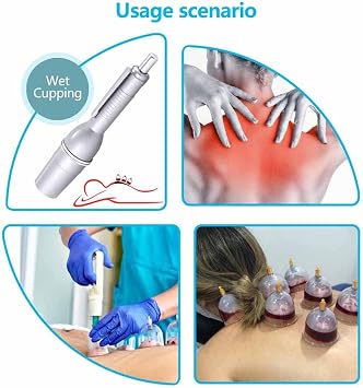Seven-Pin Lancing Device Blood Lancet Pen Steril Cupping Therapy Match One Bag 200pcs Lancet