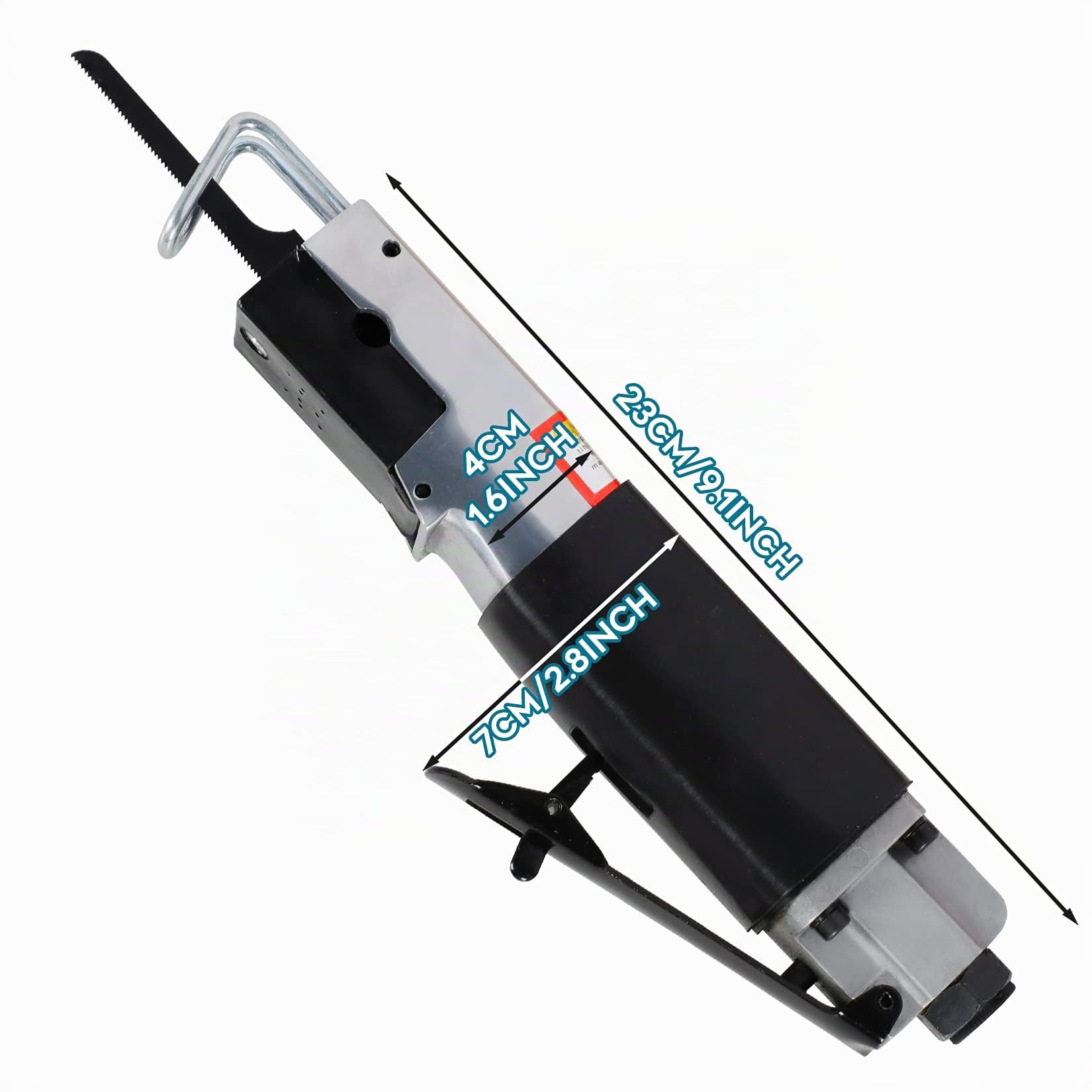 ORIENTOOLS Scie alternative pneumatique d'air, universelle Scie 90 psi 8500 BPM, Filetage d'entrée de 6.35 mm