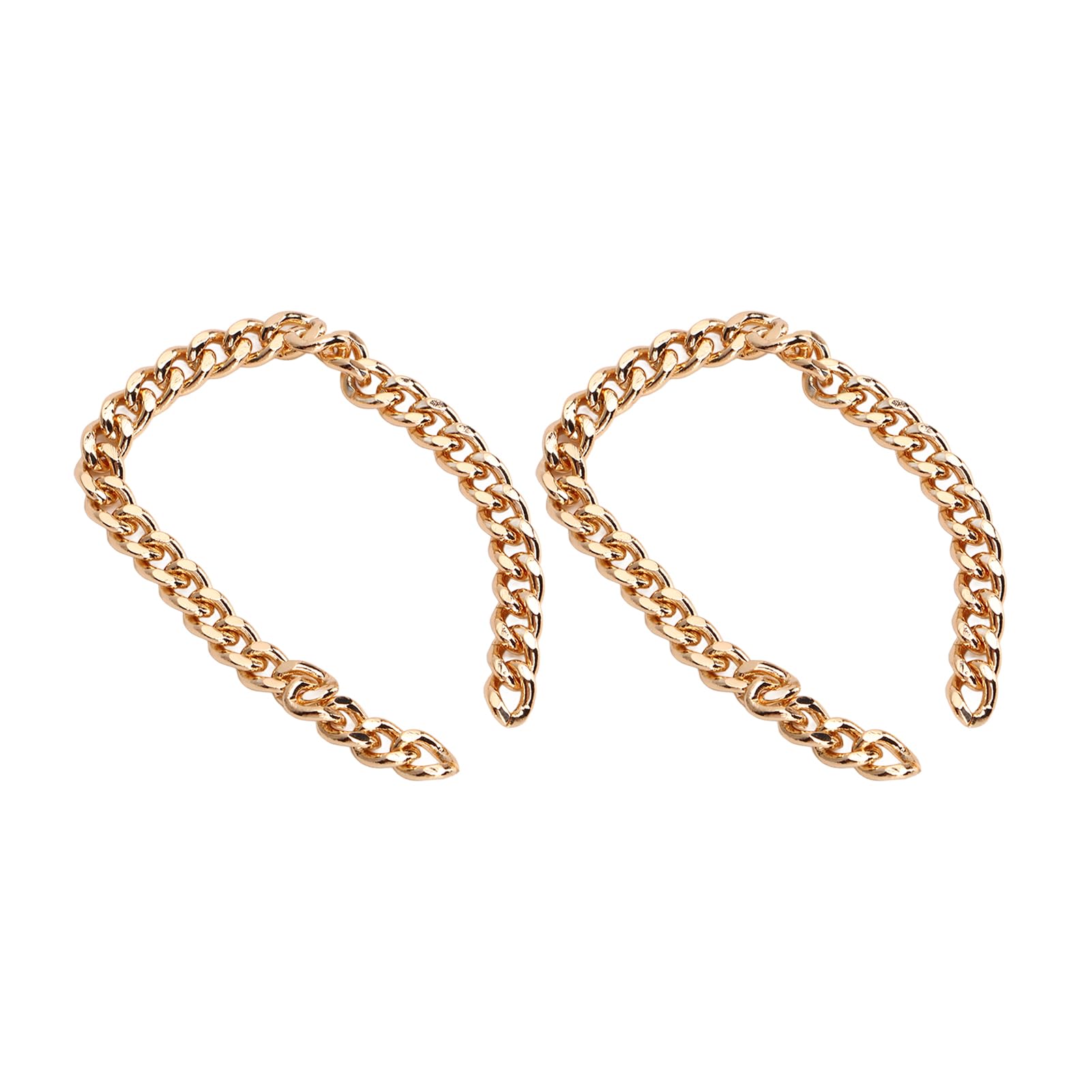 Catene Portatutto 10m Rame Elegante Catena di Gioielli Semplice Catena Artigianale in Metallo Fai da Te Creazione di Catene di Gioielli per Catene per Borse Collana Bracciale Creazione di(Color oro)