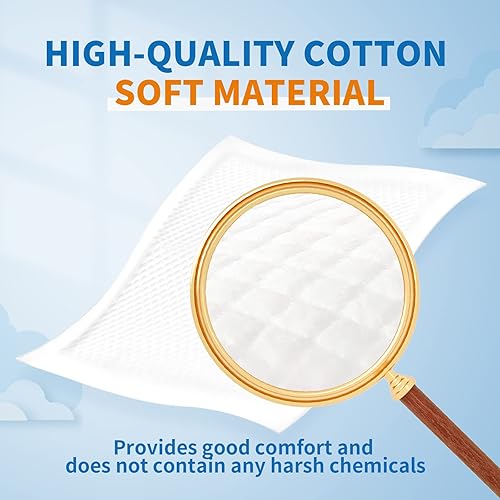 Miniatura 3 de DAFI Disposable Bed Pads Large 24x 24(100 Count) Adult Incontinence Underpads, Effective Odor Control Pee Pads, Chucks Pads, Super Absorbent