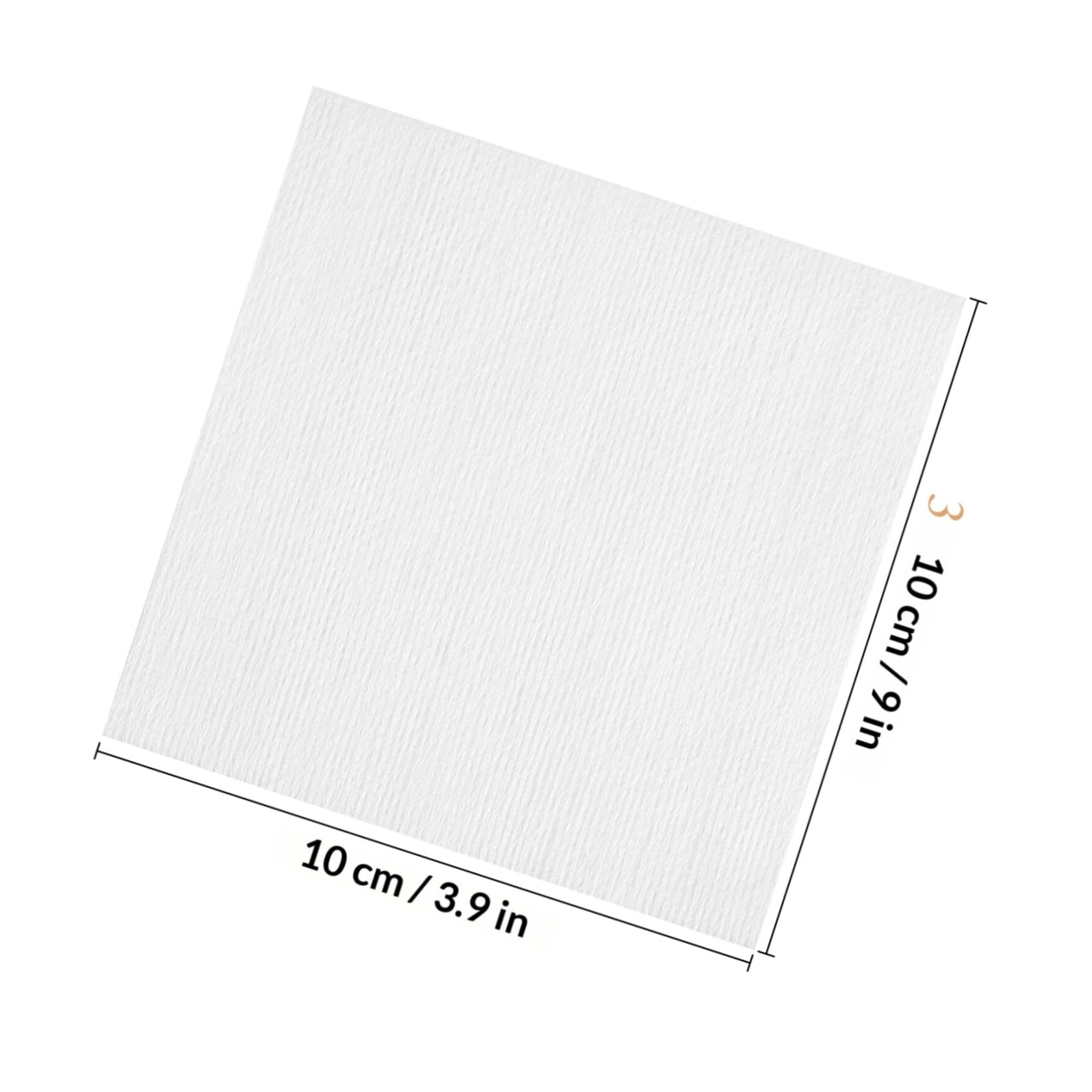 FOMIYES 400 Stück Einweg Vlies Pads 10x10cm Entferner Tücher Atmungsaktiv Für Gesichtsreinigung Damen